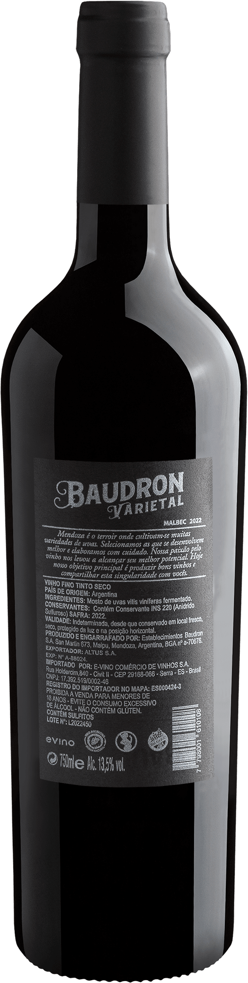 Baudron Malbec 2022 2
