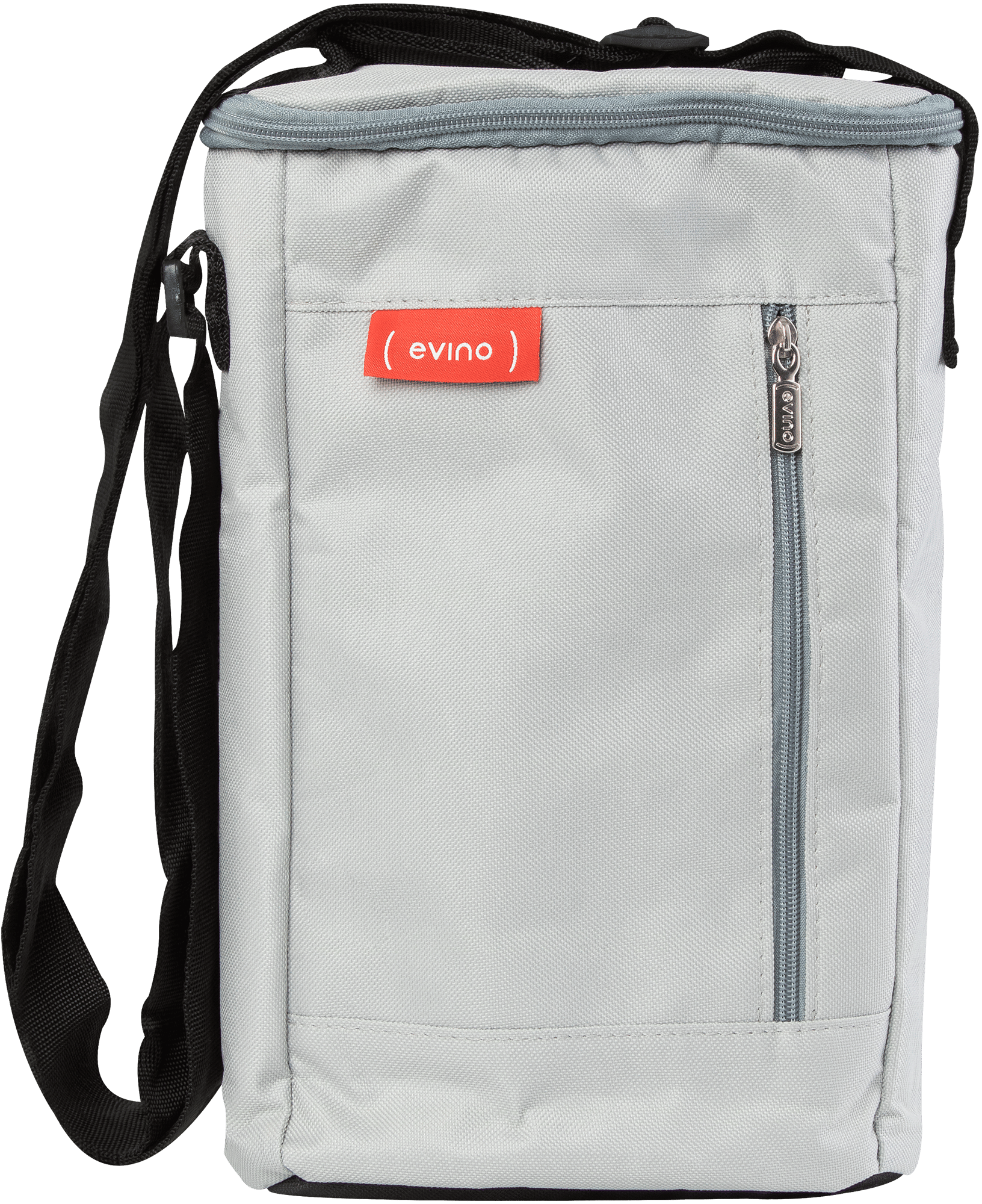 Bolsa Exclusiva Evino Cinza para 2 garrafas