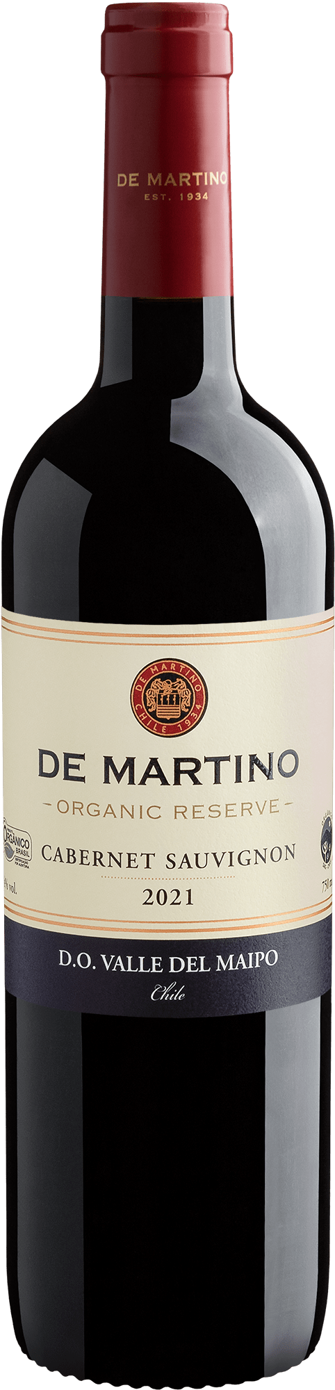 De Martino Organic Reserve Cabernet Sauvignon Valle del Maipo D.O. 2021