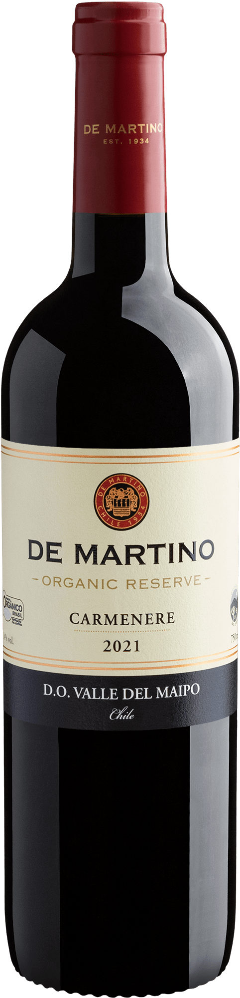 De Martino Organic Reserve Carménère Valle del Maipo D.O. 2021