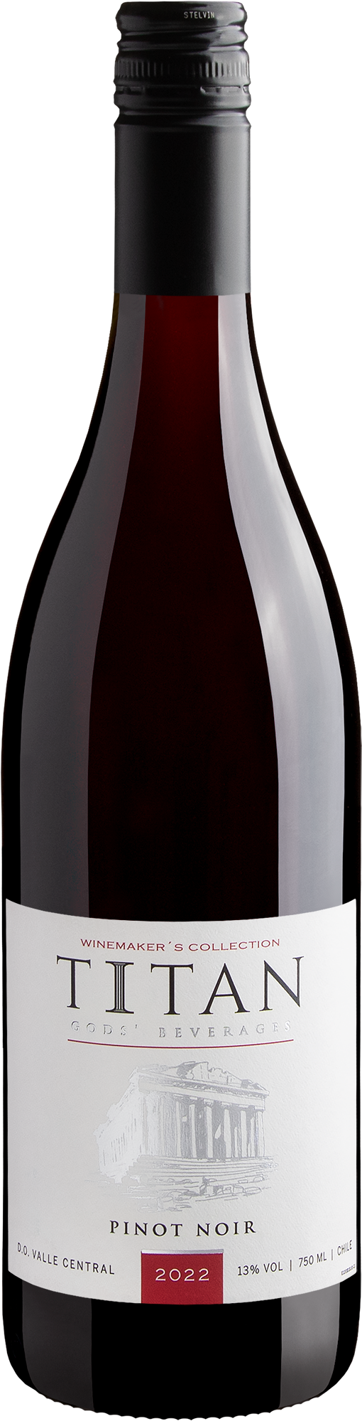 Titan God's Beverages Winemaker’s Collection Pinot Noir Valle Central D.O. 2022