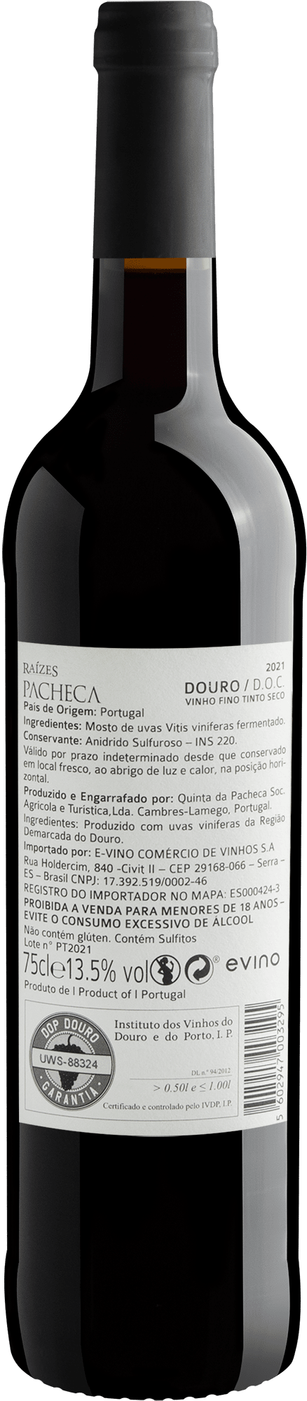 Pacheca Raízes Tinto Douro DOC 2021 2