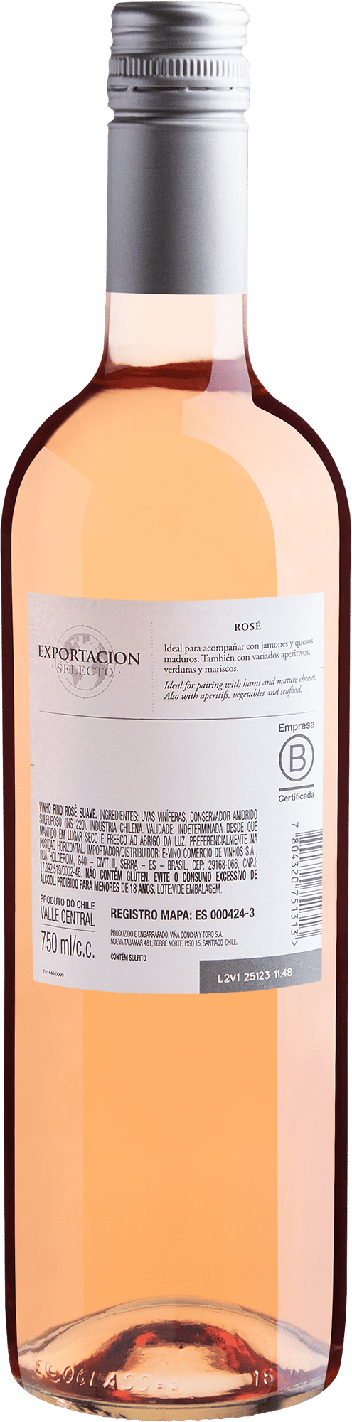 Concha y Toro Exportacion Selecto Rosé 2