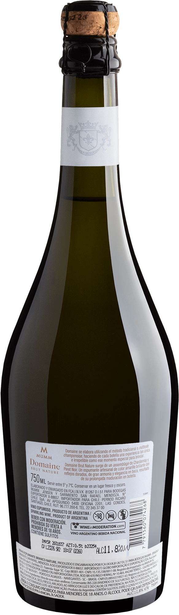 Mumm Domaine Método Tradicional Brut Nature 2
