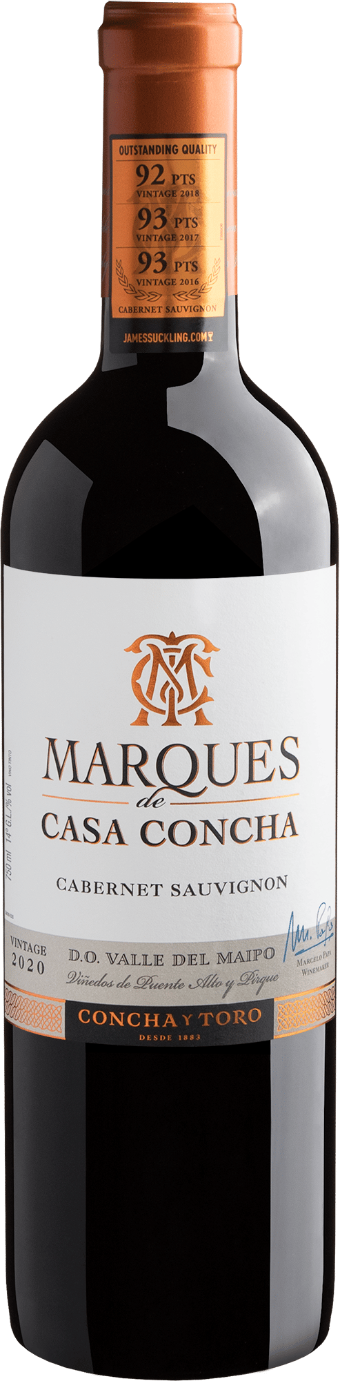 Marques de Casa Concha Cabernet Sauvignon Valle del Maipo D.O. 2020