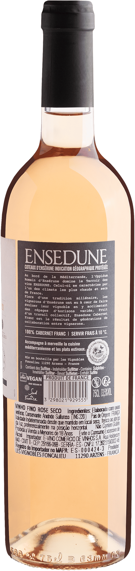 Ensedune Cabernet Franc Coteaux d'Enserune IGP 2