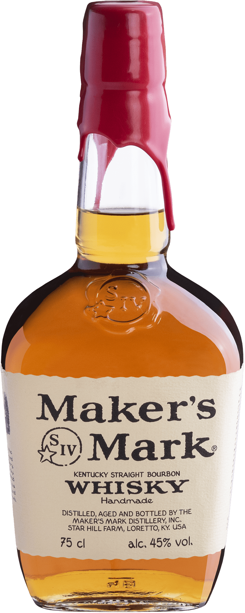 Maker's Mark Kentucky Straight Bourbon Whisky Handmade - 750 mL