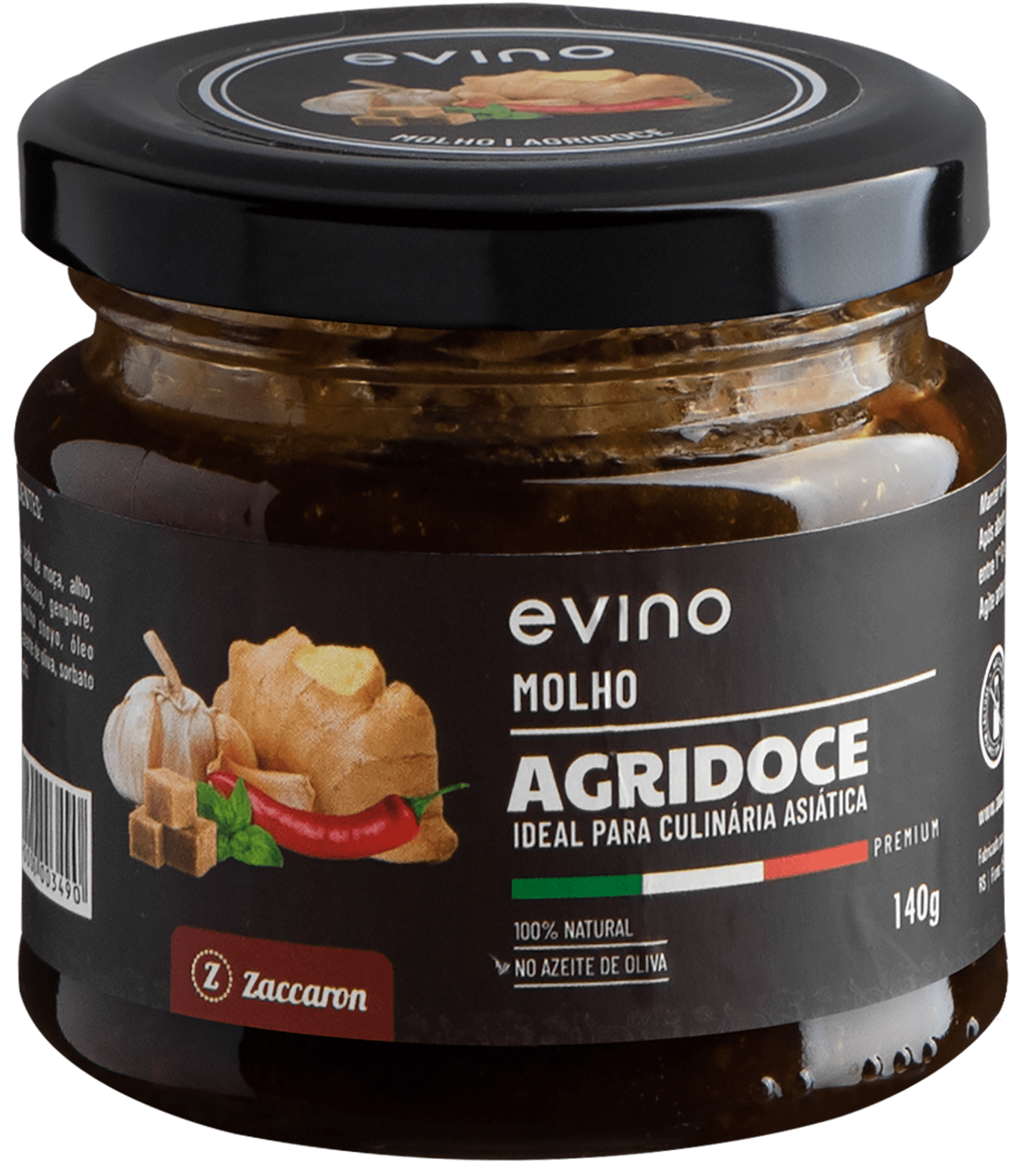 Molho Agridoce Premium Zaccaron - 140g