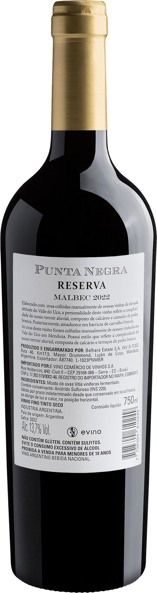 Punta Negra Reserva Malbec Single Vineyard 2022 2