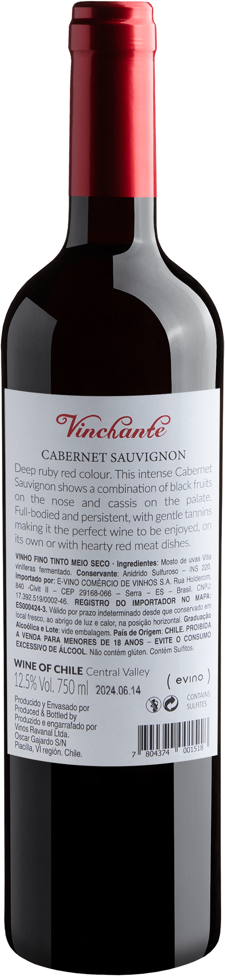 Vinchante Vin 266 Cabernet Sauvignon Central Valley 2