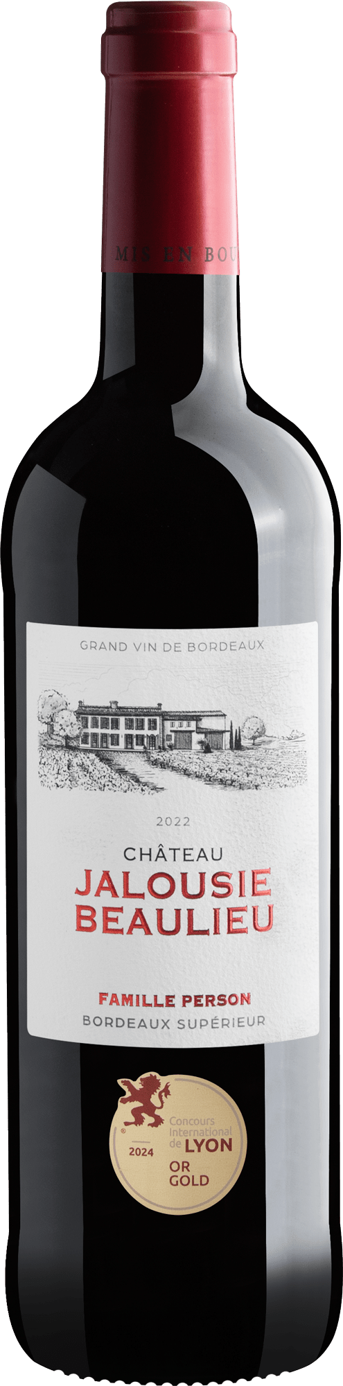 Château Jalousie Beaulieu Bordeaux Supérieur AOC 2022