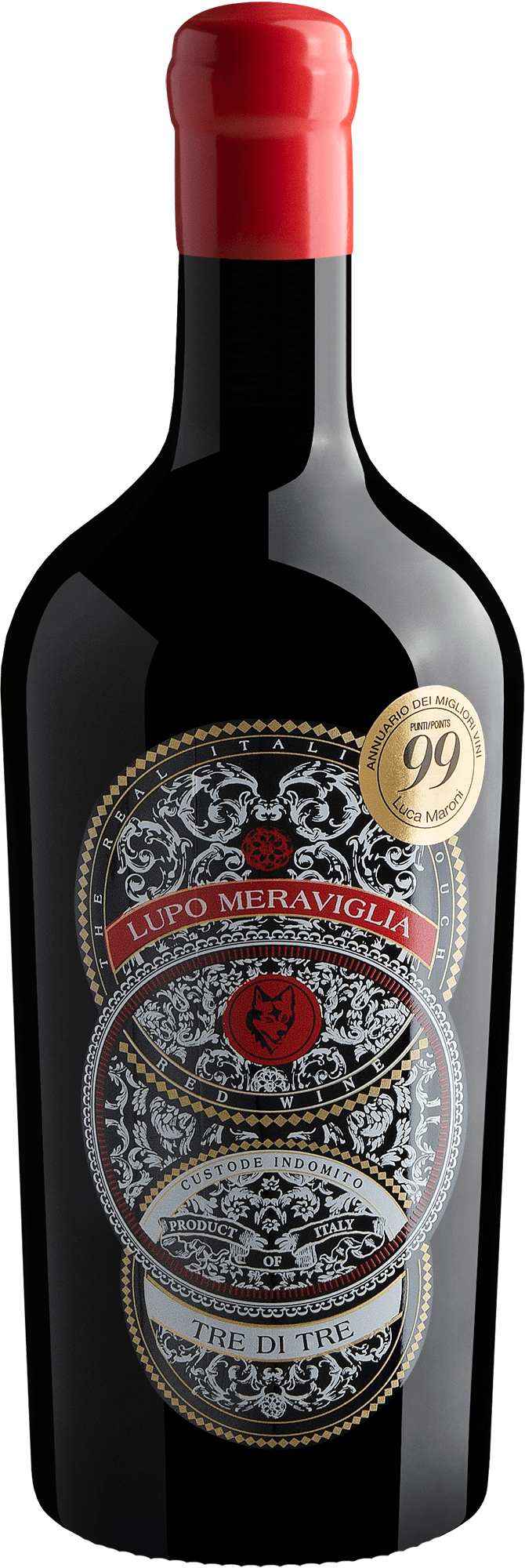 Lupo Meraviglia Tre di Tre Limited Edition Rosso di Puglia IGT 2023