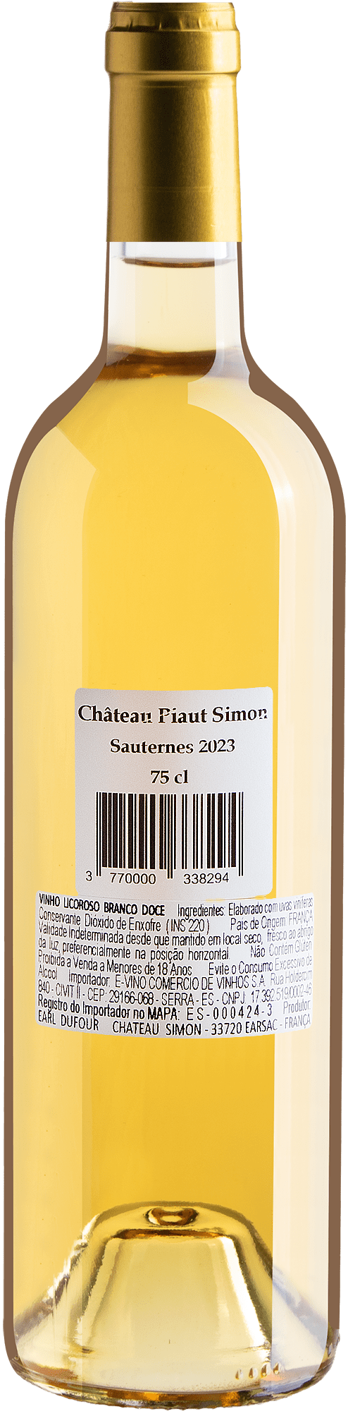 Château Piaut-Simon Sauternes AOC 2023 2