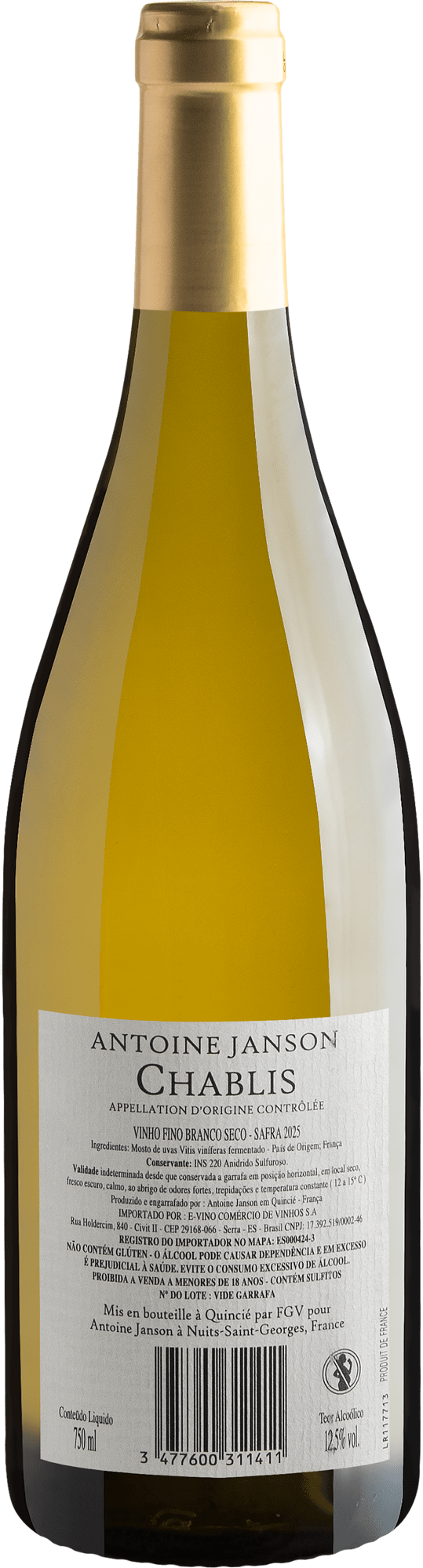 Antoine Janson Chablis AOC 2025 2