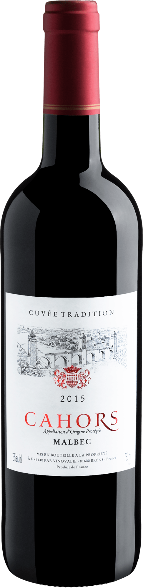 Vinovalie Cuvée Tradition Cahors AOP Malbec 2015