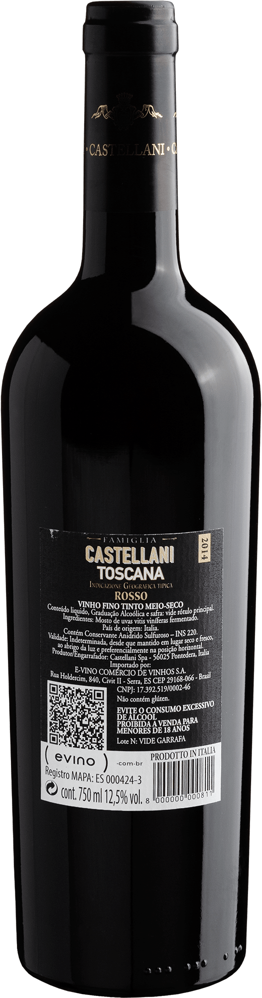 Famiglia Castellani Toscano Rosso 2014 2