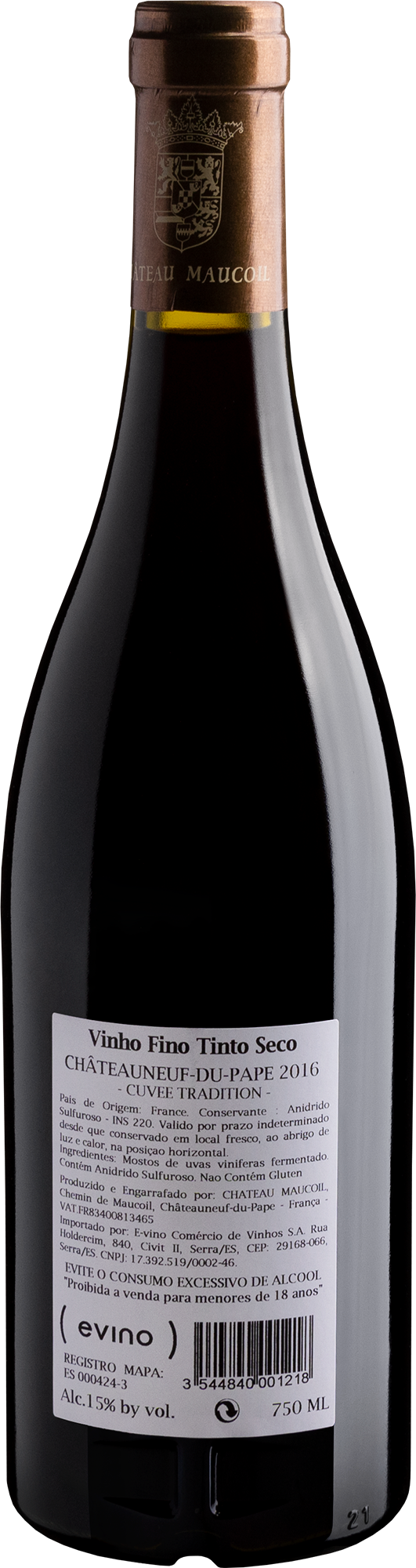 Château Maucoil Châteauneuf-du-Pape Tradition Rouge AOP 2016 2