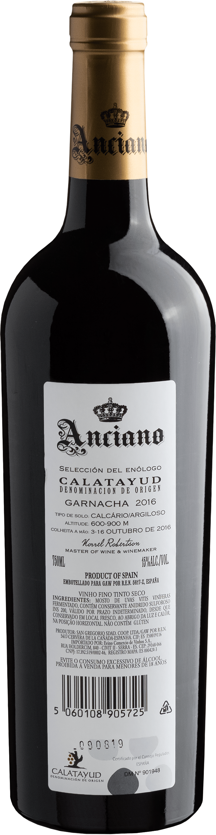 Anciano 35 Years Old Vines Garnacha Calatayud D.O. 2016 2