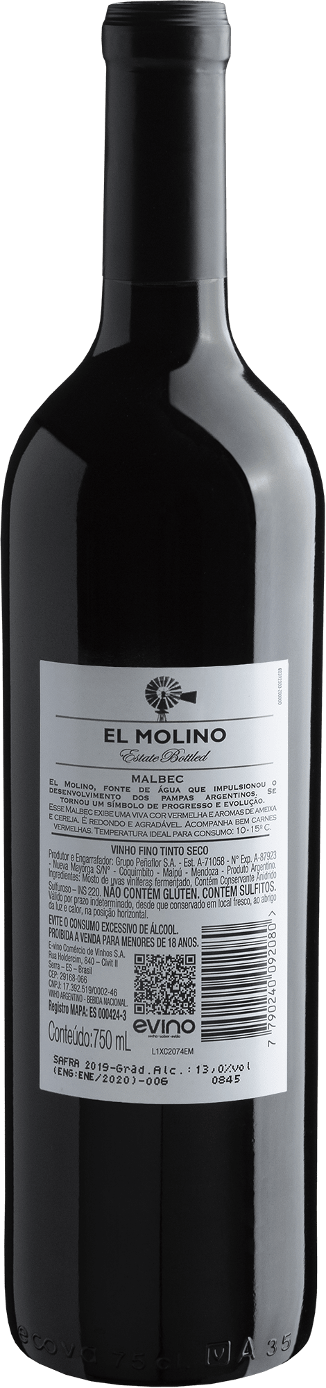 El Molino Malbec 2019 2
