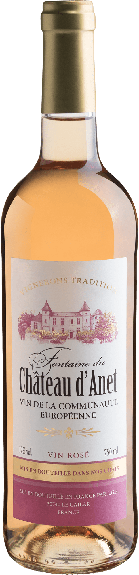 Fontaine du Château d'Anet Rosé 2017