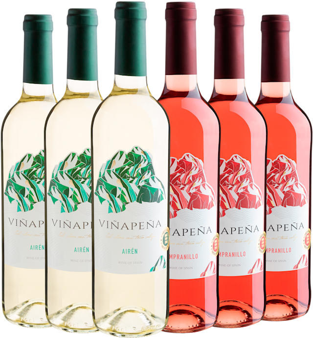 Kit Viñapeña | 3 Brancos + 3 Rosés