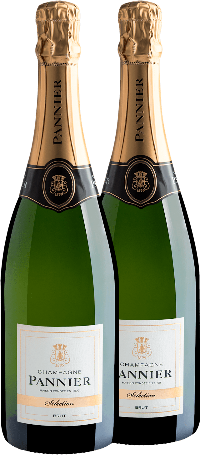 Kit 2 Champagne Pannier Sélection Brut por R$329,90 cada garrafa 