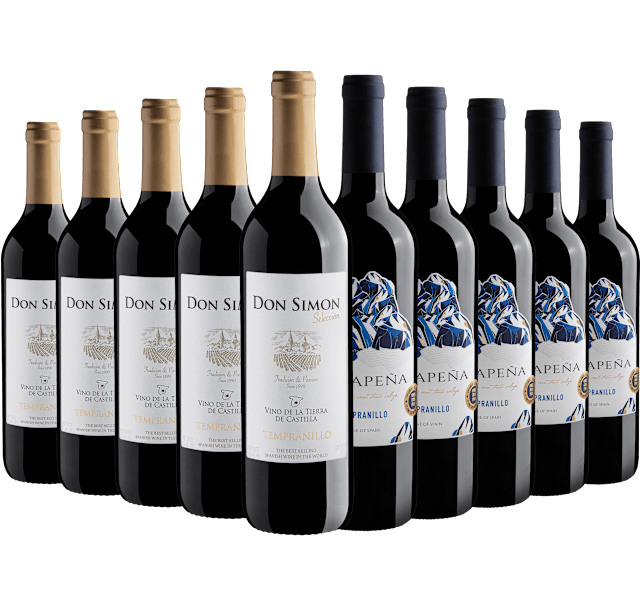 Kit Tempranillo | 5 Don Simon Selección + 5 Viñapeña