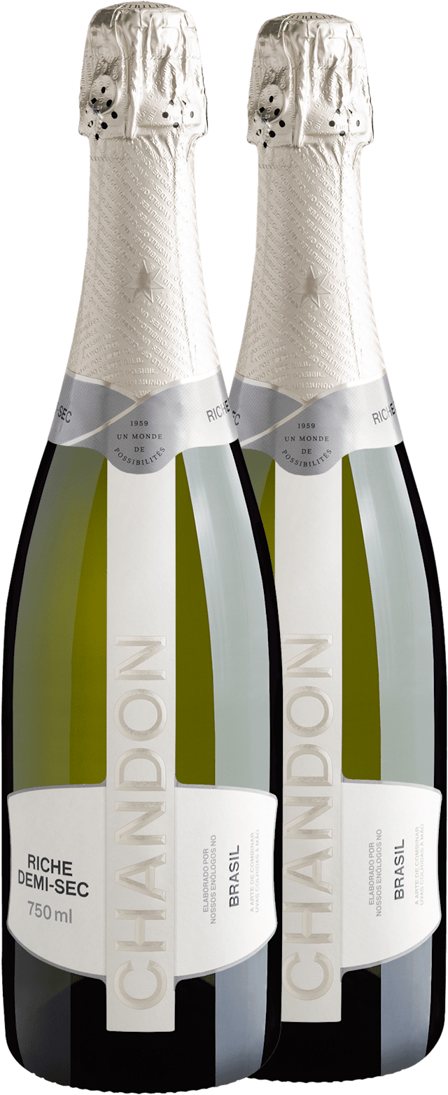 Kit 2 Chandon Riche Demi-Sec*