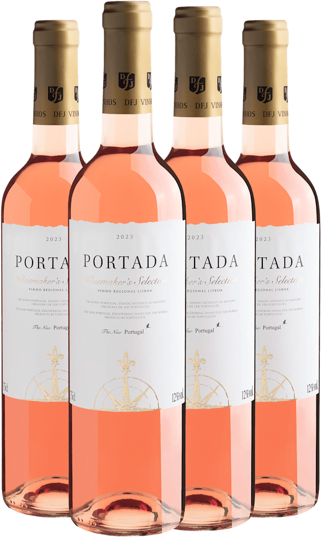 Kit 4 Portada Winemaker's Selection Rosé por R$54,90 cada garrafa