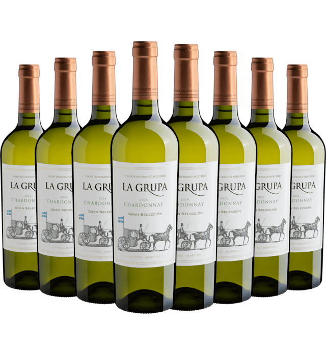 Kit 8 La Grupa Gran Selección Chardonnay 