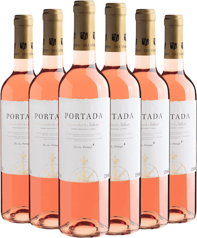 Kit 6 Portada Winemaker's Selection Rosé por R$49,90 cada garrafa