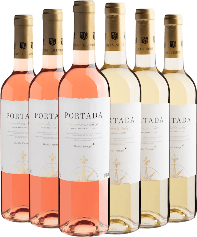 Kit Portada Winemaker's Selection: 3 Rosés + 3 Brancos