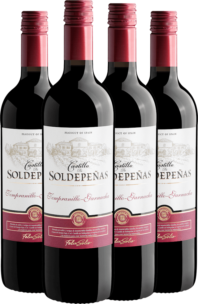 Kit 4 Castillo De Soldepeñas Tempranillo-Garnacha