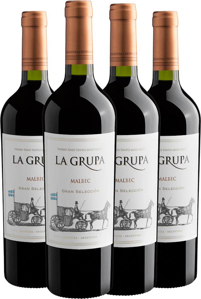 Kit 4 La Grupa Gran Selección Malbec