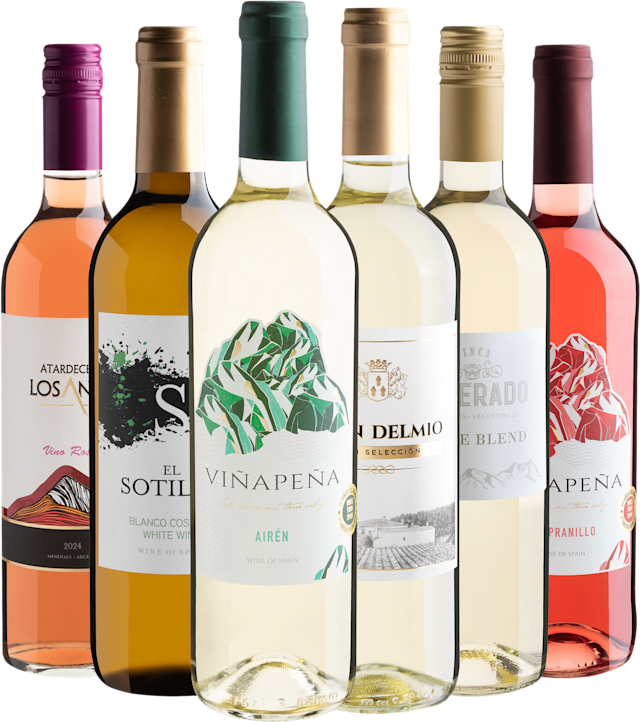 Kit 6 Vinhos Refrescantes Mais Pedidos por R$27,90 cada garrafa