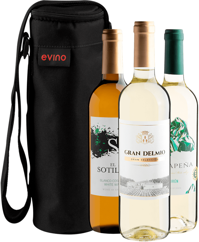 Kit 3 Vinhos Brancos + Bolsa Exclusiva