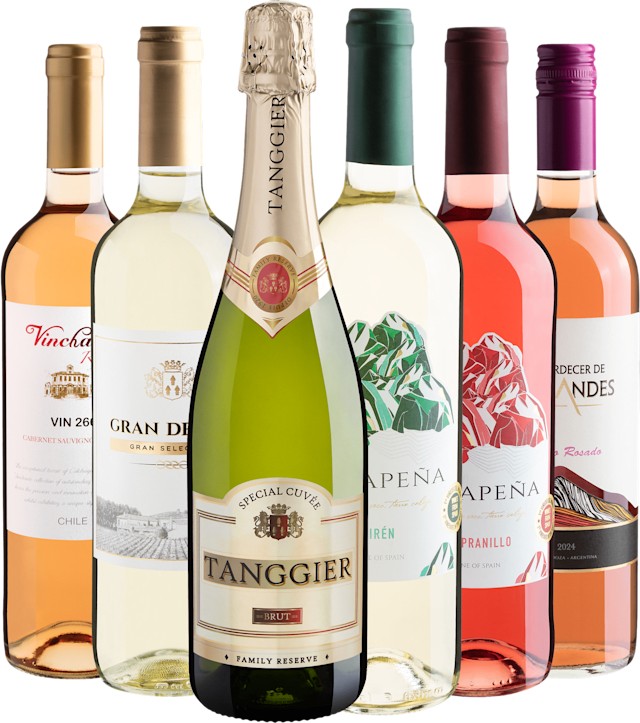 Kit 6 Refrescantes com Tanggier Brut por R$29,90 cada garrafa
