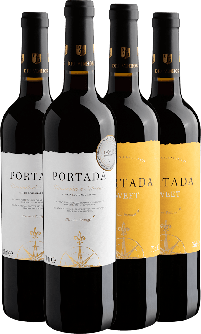 Kit Portada Tinto: 2 Winemaker's Selection + 2 Sweet Red Wine