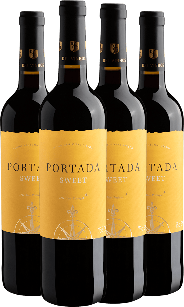 Kit 4 Portada Sweet Red Wine Vinho Regional Lisboa