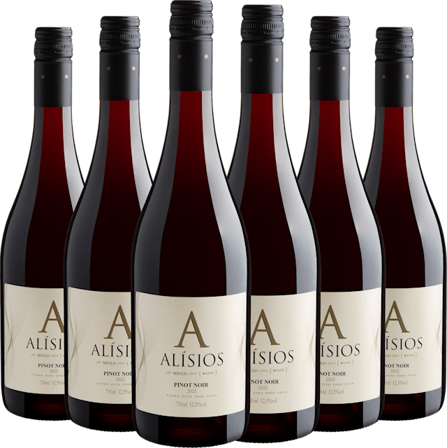 Kit 6 Alísios Pinot Noir por R$49,90 cada garrafa