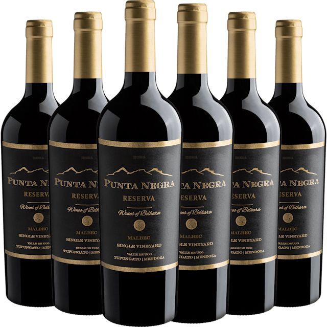 Kit 6 Punta Negra Reserva Malbec