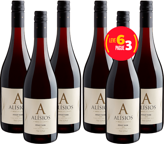 Kit Leve 6 Pague 3 Alísios Pinot Noir