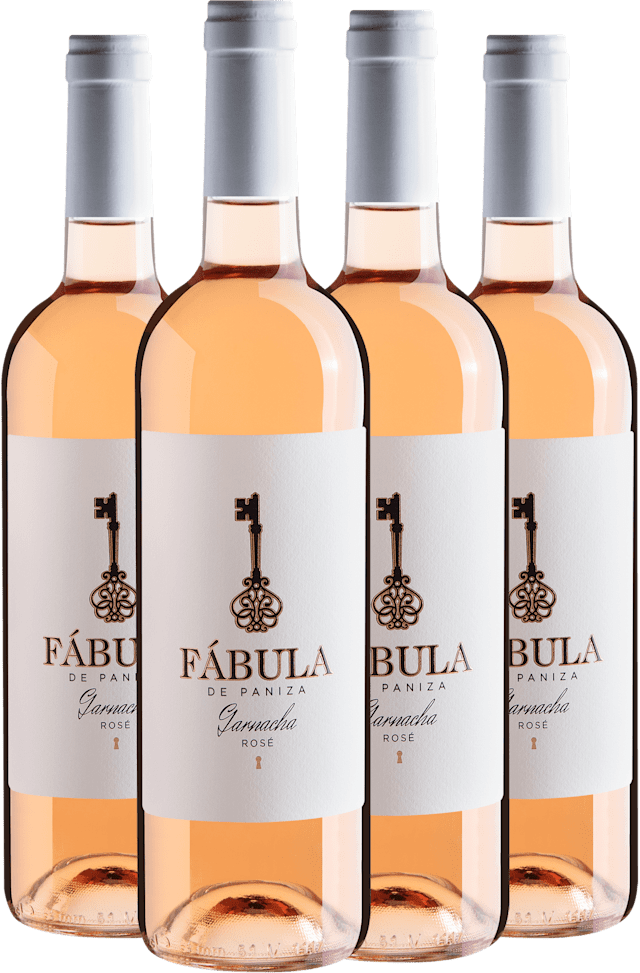 Kit 4 Fábula de Paniza Garnacha Rosé Cariñena DOP por R$44,90 cada garrafa