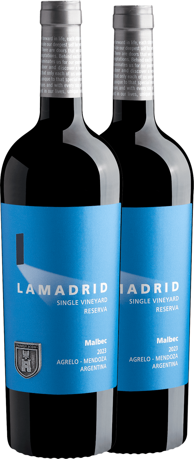 Kit 2 Lamadrid Single Vineyard Reserva Malbec por R$139,90 cada garrafa