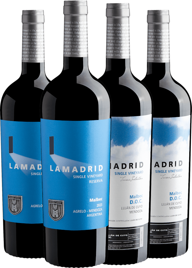 Kit Lamadrid: 2 Reserva Malbec + 2 Terroir Selection