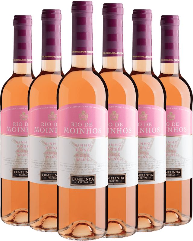 Kit 6 Rio de Moinhos Vinho Rosé por R$36,90 cada garrafa