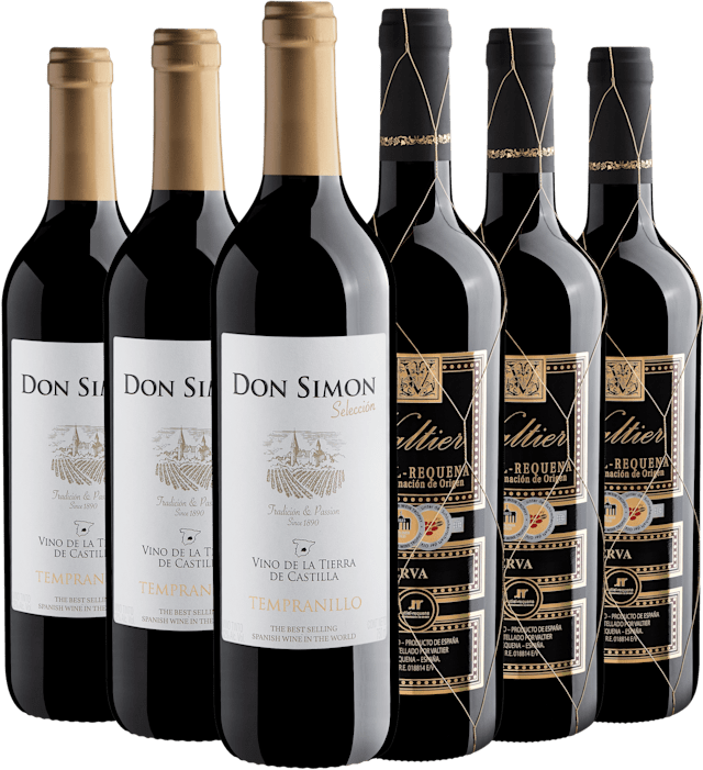 Kit 3 Don Simon + 3 Valtier Reserva