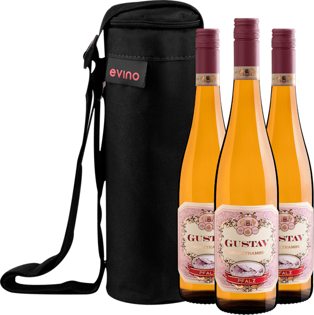 Kit 3 Gustav Gewürztraminer + Bolsa Exclusiva