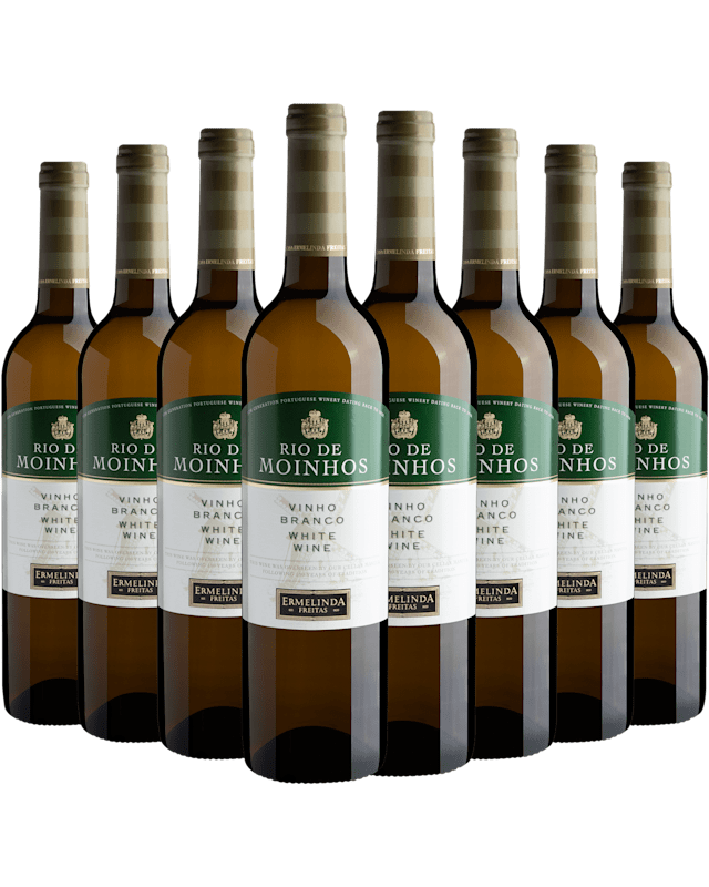 Kit Rio de Moinhos Vinho Branco: 8 garrafas por R$39,90 cada