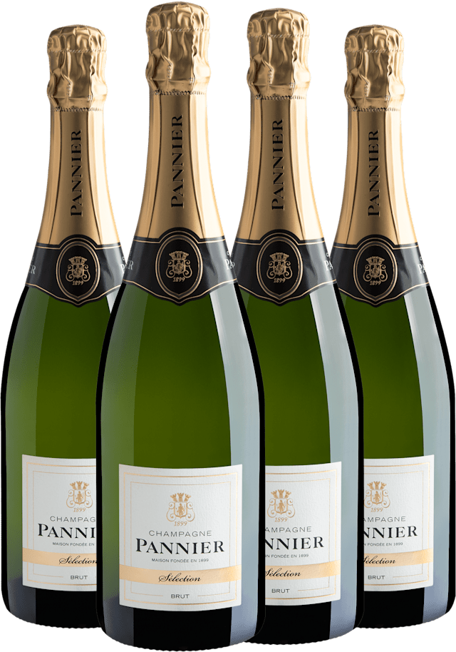 Kit 4 Champagne Pannier Sélection Brut